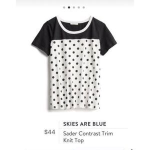 NWT Stitch Fix Skies Are Blue Sader Contrast Knit Top Medium
